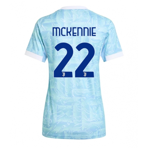 Billige Fotballdrakt Juventus Weston McKennie #22 Replika Bortedrakt Dame 2025-26 Kortermet Billige Fotballdrakt Juventus Weston McKennie #22 Replika Bortedrakt Dame 2025-26 Kortermet
